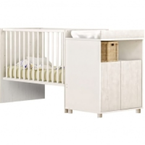 Auchan  Lit bébé combiné 60 x120 cm évolutif en 90x200 cm ZEN