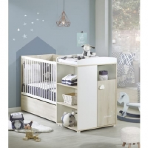 BABY PRICE Lit bébé combiné 120x60 cm évolutif en 90x190 cm HAPPY, Hêt 299.00 €
