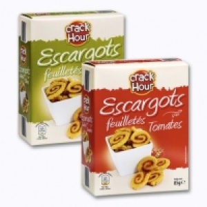 Crackhour® Feuilletés en forme descargot