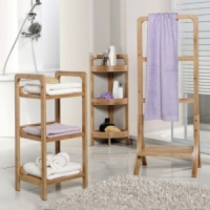 Home Creation® Meuble de salle de bains en bambou