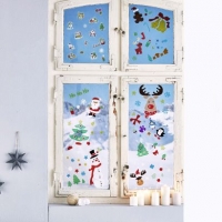 Aldi Living Art® Stickers de décoration pour fenêtre