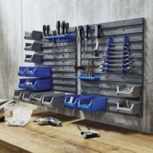 Duro® Lot de 2 panneaux de rangement muraux