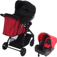 Auchan Safety First SAFETY FIRST Poussette trio Amble rouge