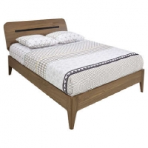 Lit 140x190 cm AMYOS coloris noyer