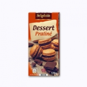 Aldi Scholetta® Tablette dessert chocolat praliné