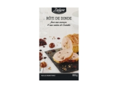 Rôti de dinde farci aux marrons et aux raisins 6.29 €