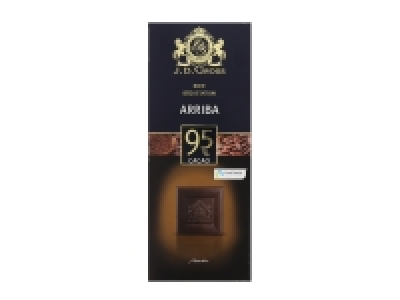 Chocolat noir 95 % de cacao 1.29 €