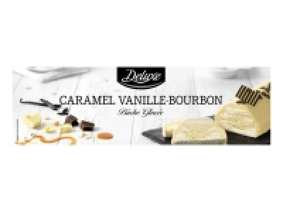 Bûche glacée vanille Bourbon et caramel 3.99 €