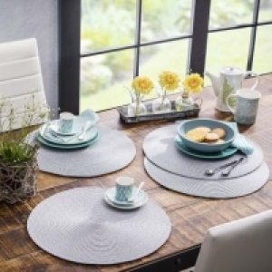 Home Creation® 4 Sets de table tressés