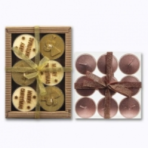 Living Art® Bougies chauffe-plat de Noël