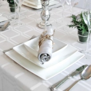 Home Creation® Ensemble nappe et 8 serviettes