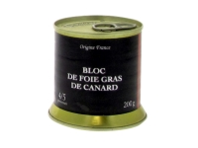 Bloc de foie gras de canard 4.59 €