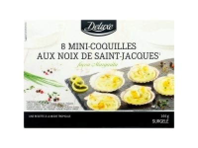 8 mini coquilles aux noix de Saint-Jacques 4.19&nbsp;&euro;