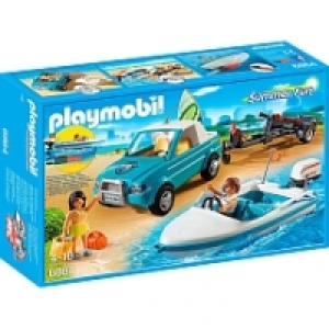 Playmobil - Voiture avec bateau et moteur 6864 22.99&nbsp;&euro;