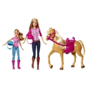 Poup&eacute;e Barbie - Barbie < Stacie - Le&ccedil;on de cheval 59.99&nbsp;&euro;