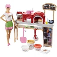 Toysrus  Poupée Barbie - Coffret Barbie Pizzeria