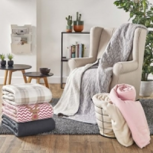 Home Creation® Plaid polaire doublé
