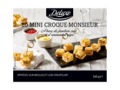 20 mini croque-monsieur 3.29 €