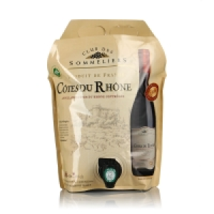 Côtes du rhône - AOC - Alc. 12% vol. - Vin rouge 3l 14.75 €