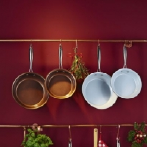Home Creation Kitchen® Set de 2 poêles en aluminium forgé