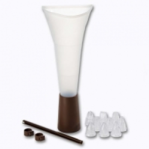Home Creation Kitchen® Poche à douille en silicone + support