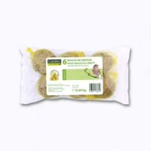 Garden Feelings® 6 Boules de graisse pour oiseaux en liberté