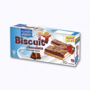 Les Malins Plaisirs® Biscuits chocolat fourrés lait