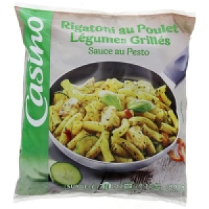 Rigatoni au poulet légumes grillés - Sauce au pesto 900g 7.44 €