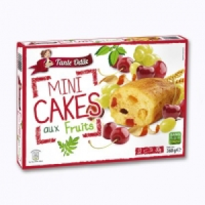Tante Odile® 12 Mini cakes aux fruits