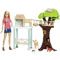 Toysrus  Poupée Barbie - Coffret Barbie Refuge Des Animaux
