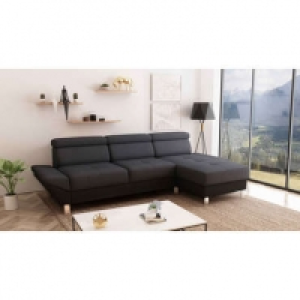 Canapé dangle fixe 4 places JORIS Coloris anthracite/Dark Grey