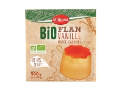 Flan vanille nappé caramel Bio 1.39 €