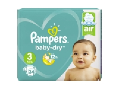Pampers couches babydry 7.04 €