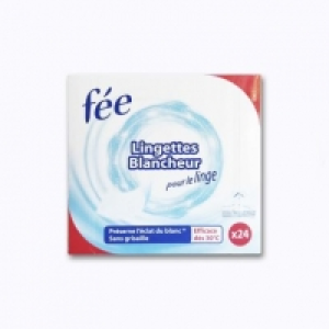 Aldi Fée® 24 Lingettes blancheur pour linge