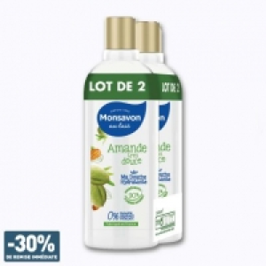 Aldi  Gel Douche MONSAVON® Amande très douce