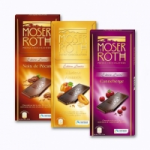 Moser Roth® Tablettes de chocolat dégustation