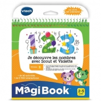 Auchan Vtech VTECH Livre interactif - Je Découvre les Nombres avec Scout et Violett