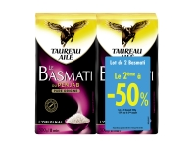 Taureau Ail&eacute; riz Basmati 2.75&nbsp;&euro;