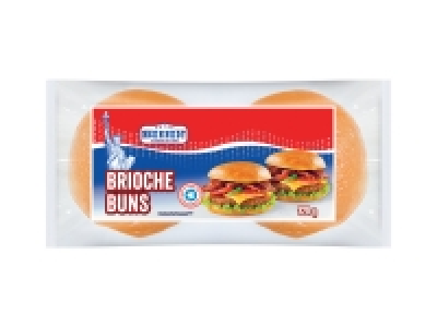 4 pains pour hamburger briochés 1.19 €