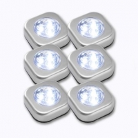 Aldi Light Zone® 6 Lampes LED à bouton poussoir