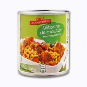 Aldi Les Légendaires® Mitonné de mouton aux flageolets