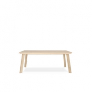 Table rectangulaire 190 cm SIDNEY coloris chêne anthracite