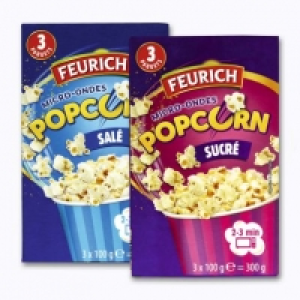 Aldi Feurich® Pop-corn micro-ondable