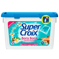 Spar Super Croix Lessive capsules - Bora Bora - Energisant - Fleur de monoï et lait da