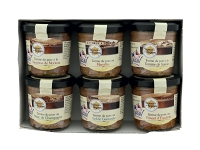 Coffret de 6 terrines 3.99&nbsp;&euro;