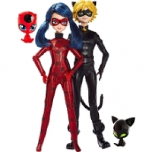 Miraculous - Pack 2 Poupées 26 cm - Ladybug < Chat Noir