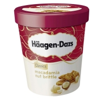 Spar Haagen Dazs Crème glacée - Pot - Vanillas macadamia nut brittle 430g