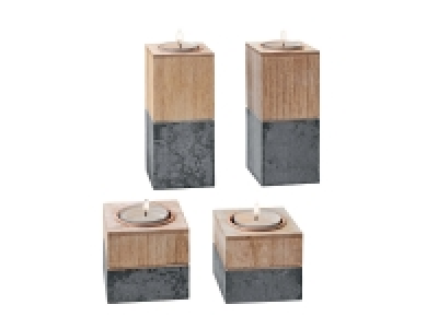 Accessoire décoratif aspect bois et béton 6.99 €