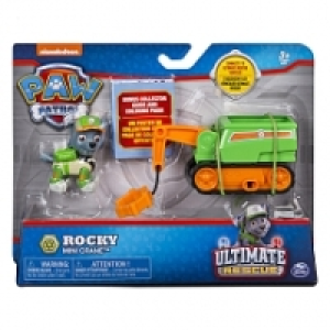 Pat Patrouille - Ultimate Rescue - Mini-Véhicule + Figurine - Rocky