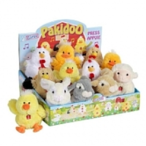 Gipsy - Les Pakidoo Sonores - Peluche de Pâques 15 cm (Modèle aléatoir